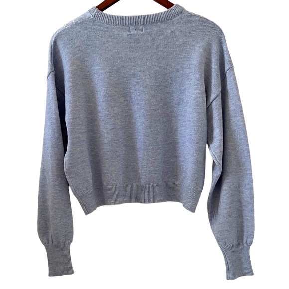Cotton On NEW Cropped Baby Blue Sweater Size S - Picture 6 of 13